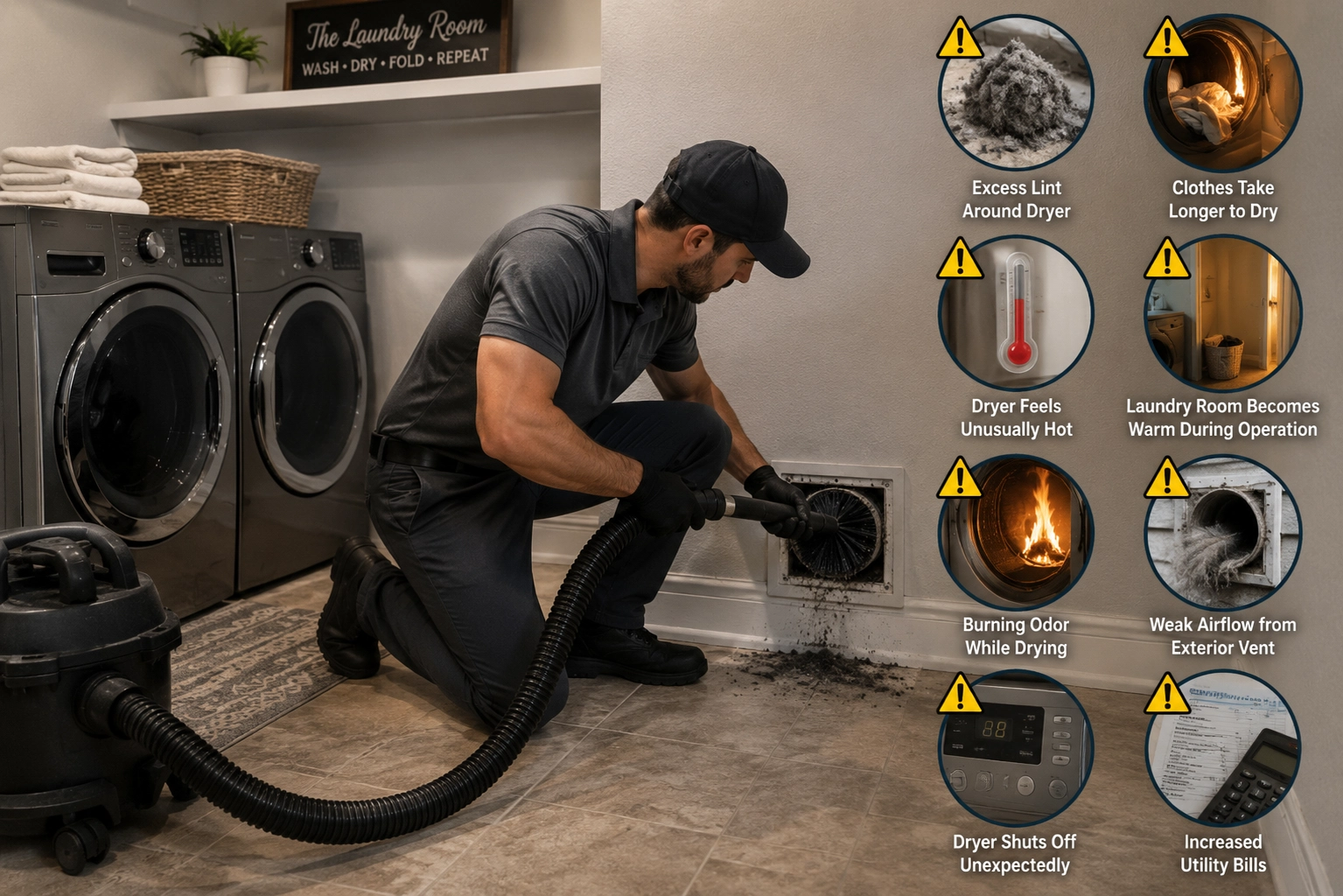 Signs Your Dryer Vent Needs Cleaning